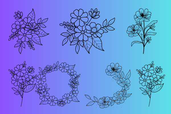 coloring pages floral